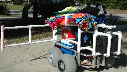 motorized beach cart
